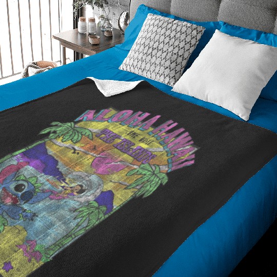 Discover Kids Disney Lilo Stitch Aloha Hawaii The Islands Beach Portrait Baby Blankets