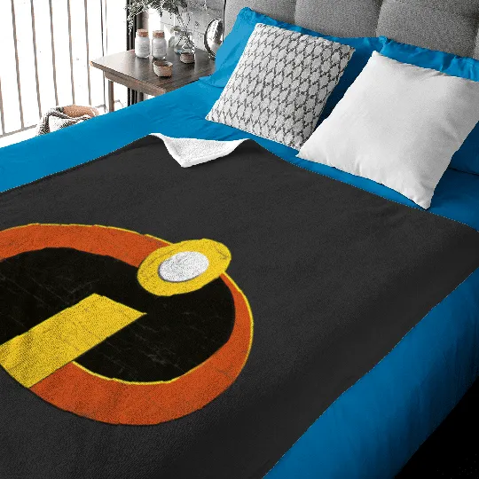 Disney Pixarss The Incredibles Distressed Super Emblem Baby Blankets