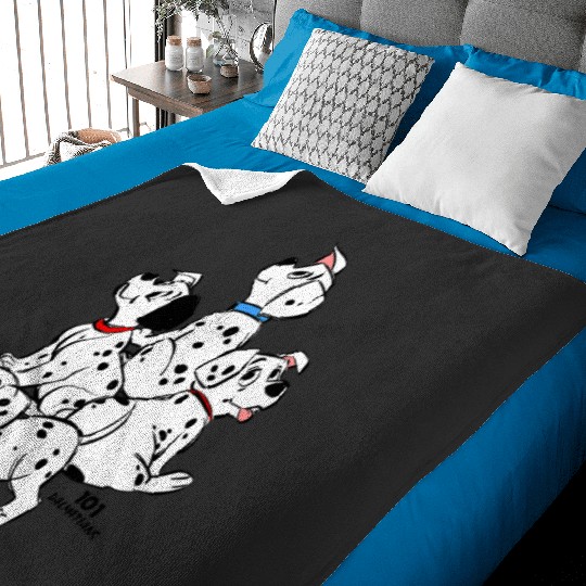 Discover Disney 101 Dalmatians Group Shot Puppies Baby Blankets