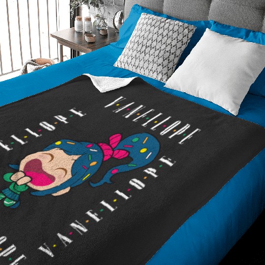 Disney Wreck-It Ralph Chibi Vanellope Excited Portrait Baby Blankets