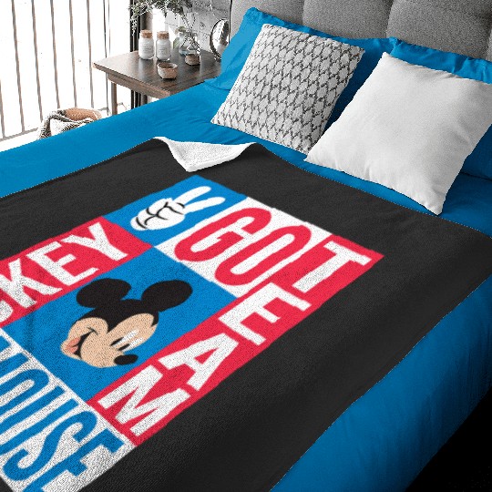 Disney Summer Athletic Sports Games Go Team Mickey Mouse Baby Blankets