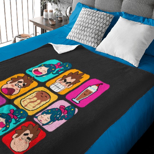 Disney Wreck-It Ralph Vanellope Ralph & Desserts Panels Baby Blankets