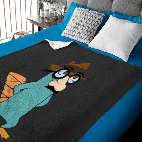 Discover Disney Phineas And Ferb Agent P Glasses & Moustache Costume Baby Blankets