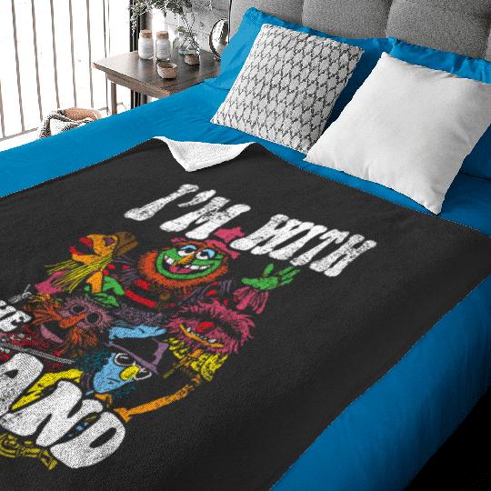 Disney The Muppets Electric Mayhem Distressed With The Band Baby Blankets