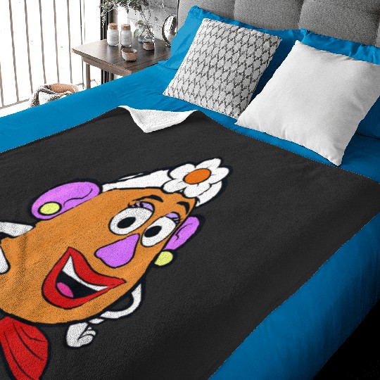 Disney Pixars Toy Story Mrs. Potato Head Big Portrait Premium Baby Blankets