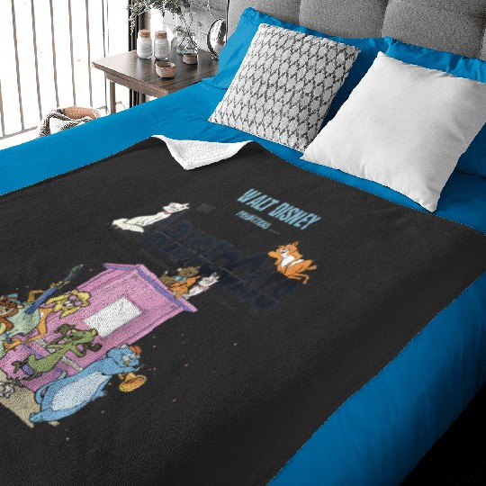 Disney The Aristocats Cats Playing Piano Raglan Baseball Tee Baby Blankets