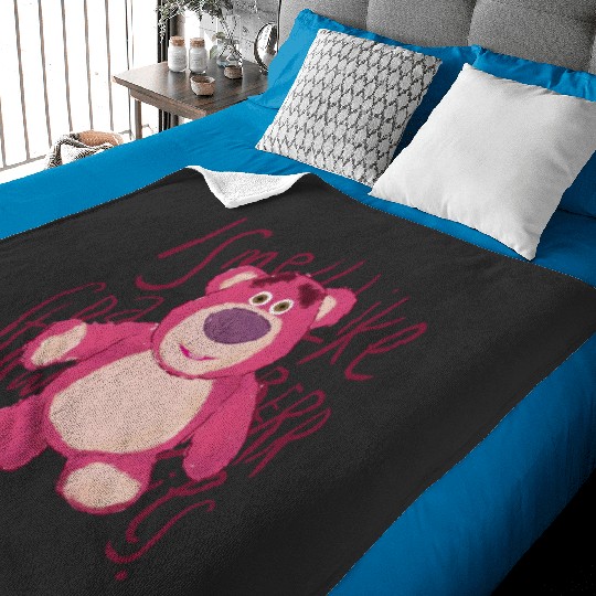 Disney Pixar Toy Story Lotso Bear Smells Like Strawberry Baby Blankets