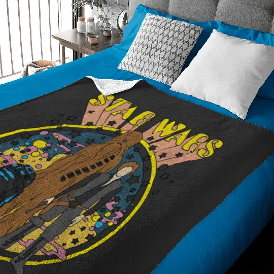 Star Warss Vintages Psych Rebels Disney Baby Blankets