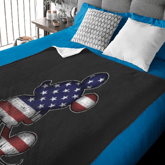 Discover Disney Americana 4th of July Mickey Mouse Baby Blankets