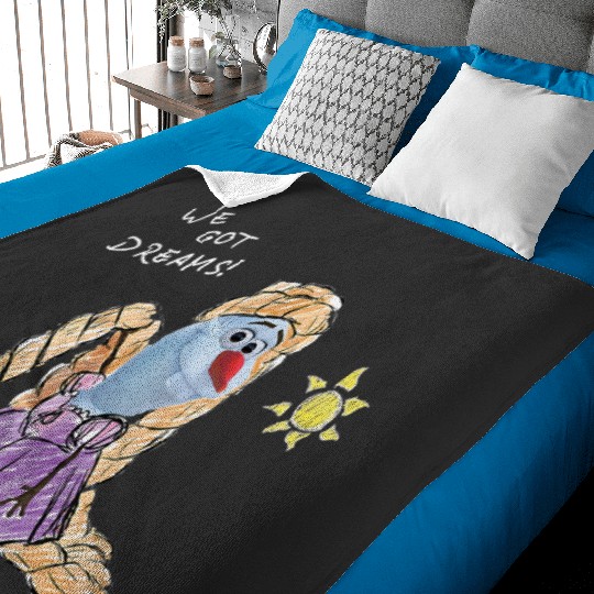 Disney Olaf Presents Tangled Rapunzel We Got Dreams Tank Top Baby Blankets