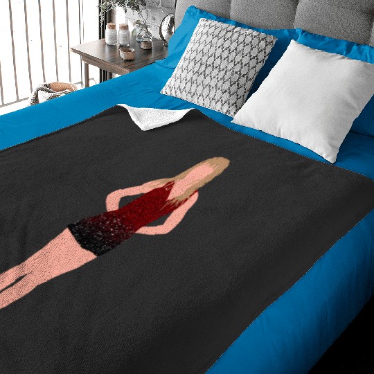 Discover The Eras Tour Rain Show Red Era 2046 Baby Blankets