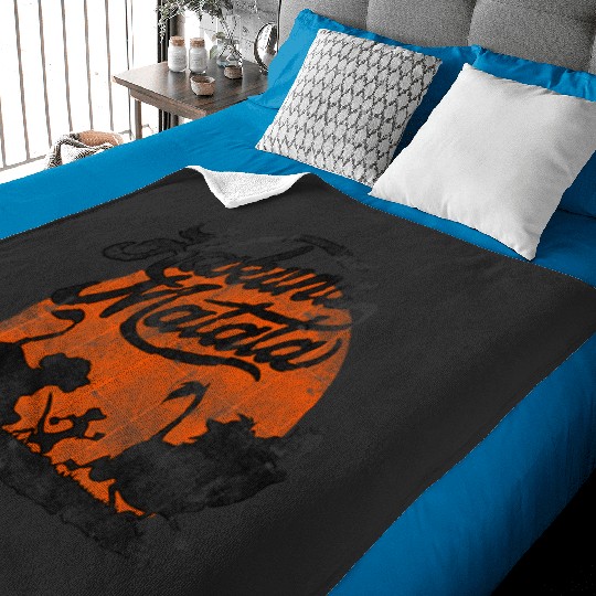 Disney Lion King Hakuna Matata Orange Sunset Baby Blankets