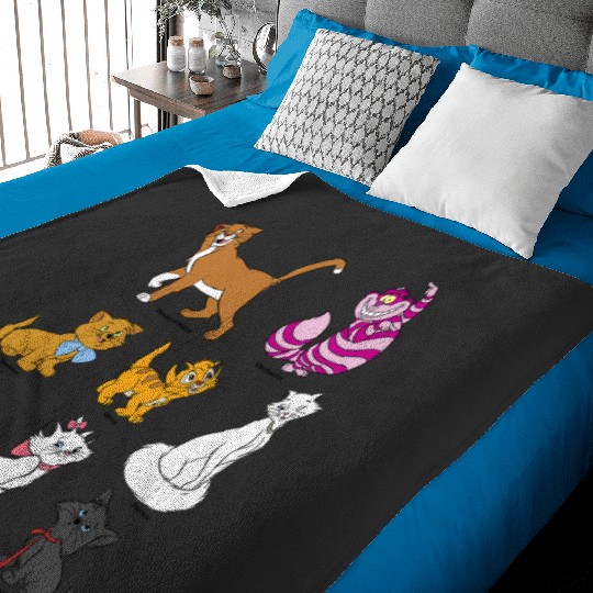 Discover Disney Mickey And Friends Cats Portraits Baby Blankets