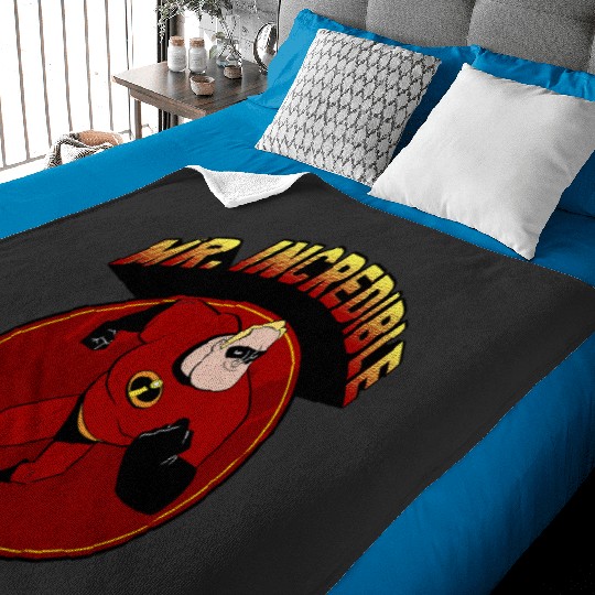 Disney Pixarss The Incredibles Mr. Incredible Portrait Baby Blankets