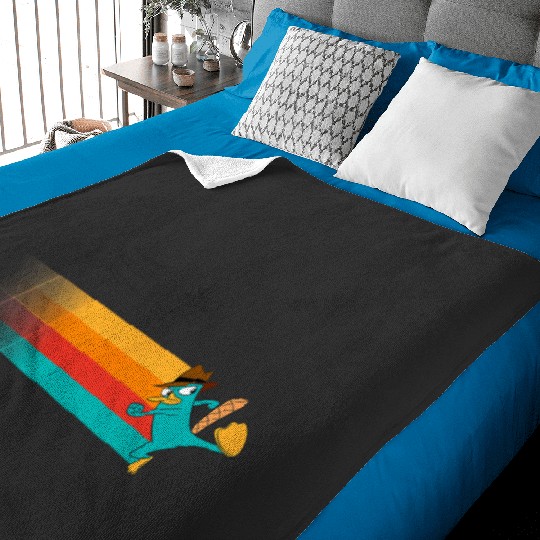 Disney Channel Phineas and Ferb Perry the Platypus Baby Blankets