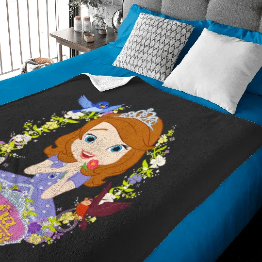 Disney Sofia the First Sofia Flower Border Baby Blankets