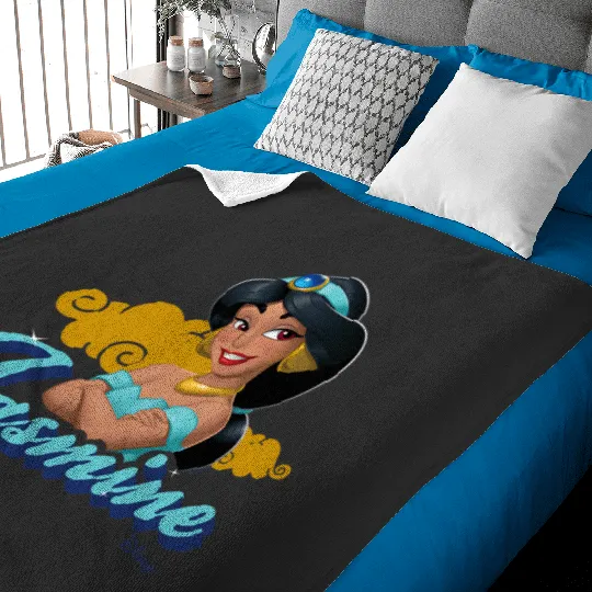 Discover Disney Princess - Jasmine Aladdin Character Baby Blankets
