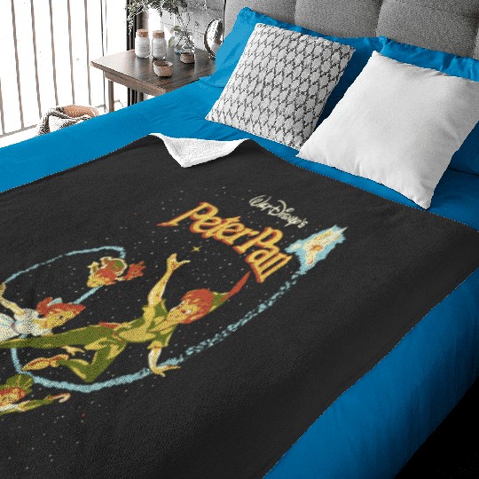 Discover Disney Peter Pan Darling Flight Vintagess Graphic Sweatshirt Sweatshirt Baby Blankets