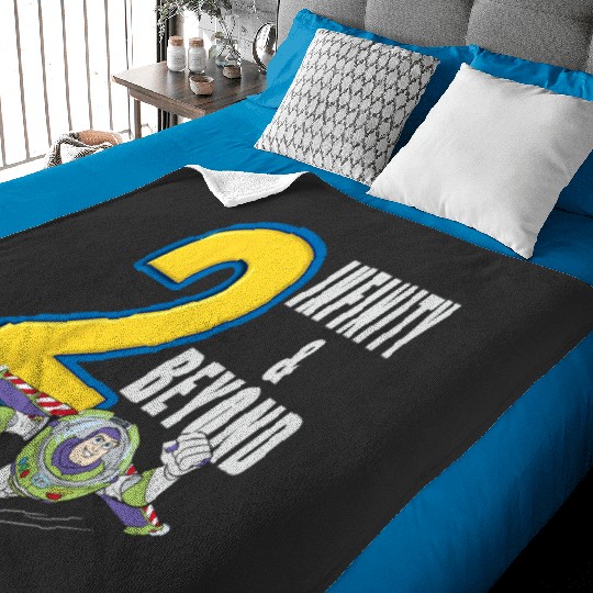 Discover Disney Pixar Toy Story Buzz Lightyear Fly Quote Graphic Tee Baby Blankets