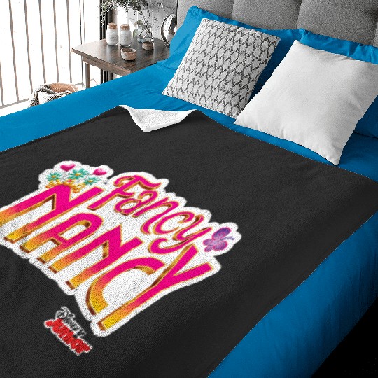Discover Disney Fancy Nancy Logo Baby Blankets
