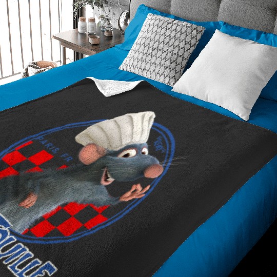 Disney Pixar Ratatouille Remy Chef Hat Portrait Graphic Tee Baby Blankets