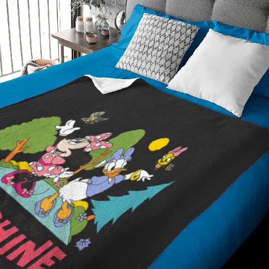 Disney Minnie Mouse Daisy Make Your Own Sunshine Camper Baby Blankets