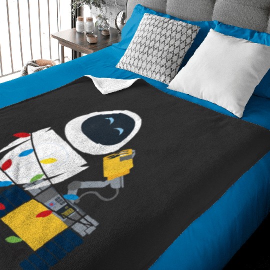 Disney Pixar Wall-E Eve Christmas Light Wrap Graphic Short Sleeve Baby Blankets