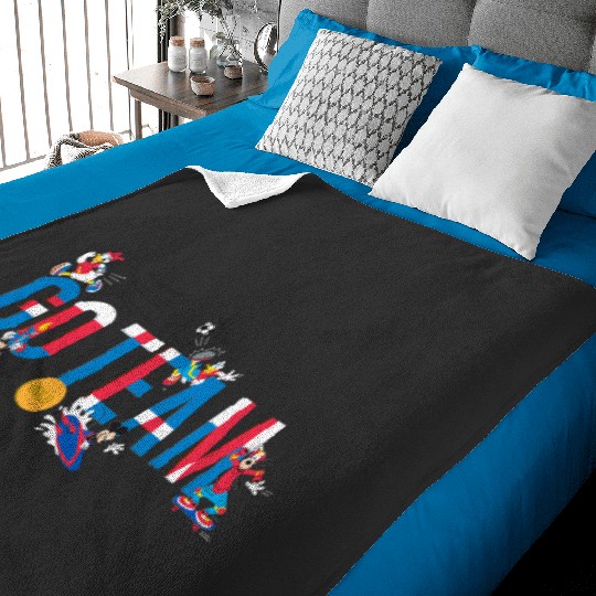 Disney Mickey Friends Summer Athletic Sports Games Go Team Baby Blankets