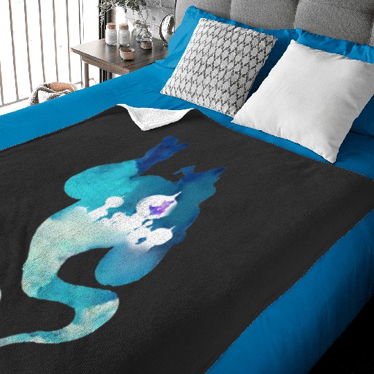 Ala.ddin Watercolor Genie Disney Baby Blankets