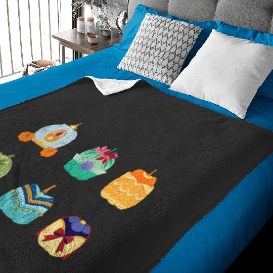 Disney Princess Pumpkins Fall Autumn Six Pumpkin Princesses Baby Blankets