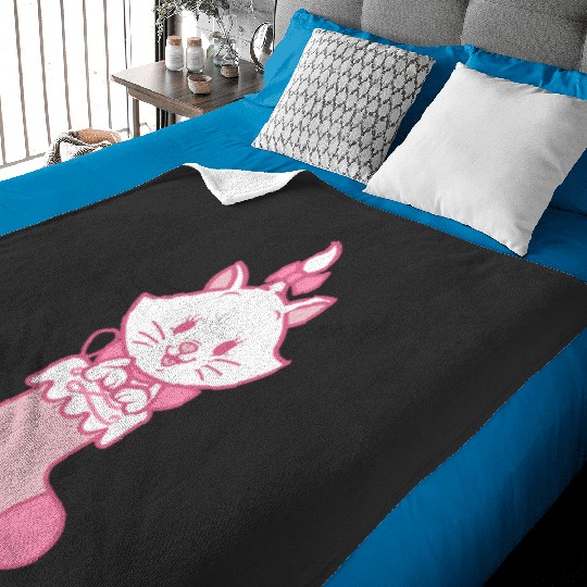 Disney Aristocats Marie Christmas Simple Stocking Baby Blankets