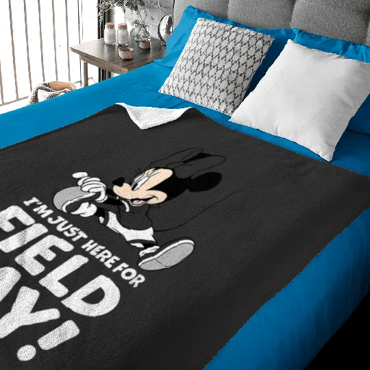 Disney - Mickey Just Here For Field Day Baby Blankets