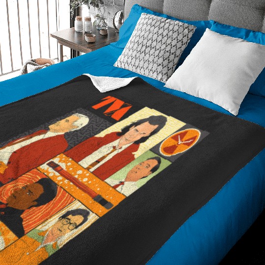 Marvel Studios Loki Season 2 Faces of the TVA & Pie Disney+ Baby Blankets