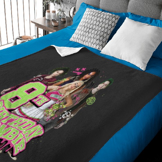 Disney Zombies 8th Birthday Zombie Group Poster Baby Blankets