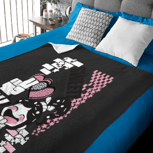 Disney Wreck-It Ralph Von Sweetz Vanellope Kawaii Logo Baby Blankets