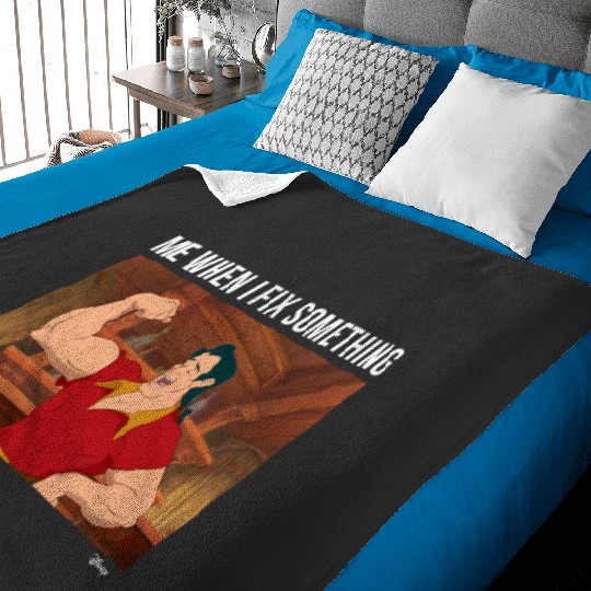 Disney Princess - Gaston When I Fix Something Baby Blankets