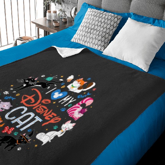Discover Disney I Love My Disney Cat Baby Blankets