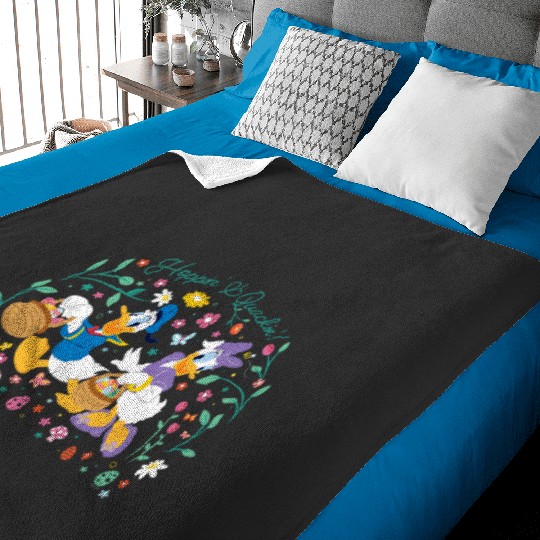 Disney Donald Duck and Daisy Duck Easter Hoppin’ & Quackin’ Baby Blankets