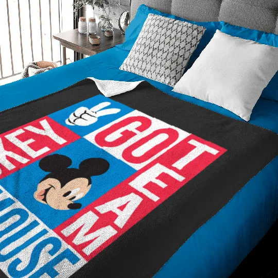 Disney Summer Athletic Sports Games Go Team Mickey Mouse Baby Blankets