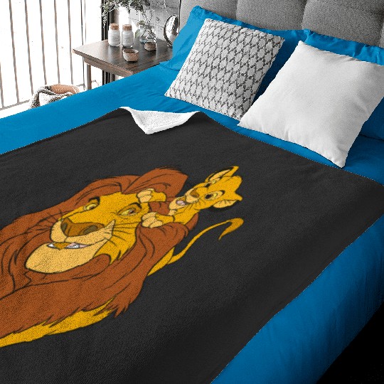 Disney The Lion King Simba and Mufasa Crewneck Sweatshirt Sweatshirt Baby Blankets