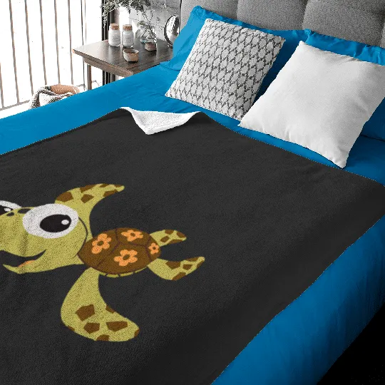 Disney and Pixars Finding Nemo Squirt Baby Turtle Baby Blankets