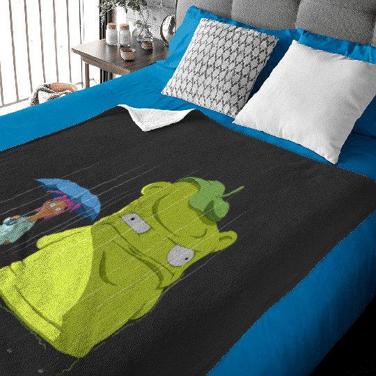 bobs burgers louise kuchi kopi rain portrait Baby Blankets