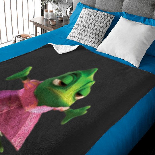 Pascal the Chameleon from Disney Tangled Baby Blankets