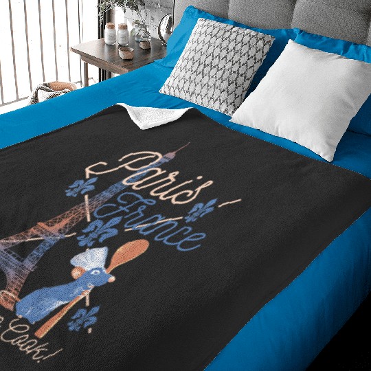 Womens Disney Pixars Ratatouille Remy Paris France VNeck Baby Blankets