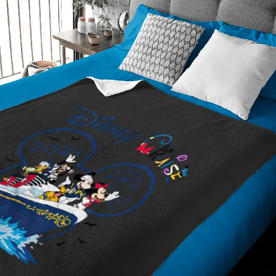Disney Cruise Shirt, My First Disney Cruise 2024 Shirt, Disney Cruise Kids Baby Blankets