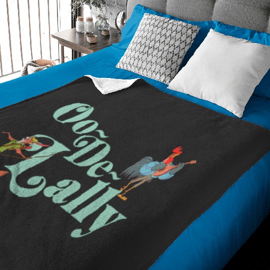 Disney Robin Hood Oo-De-Lally Iconic Quote Chest Text Logo Baby Blankets