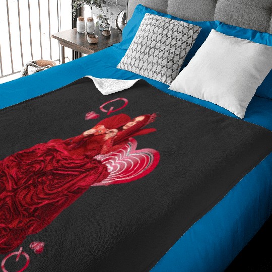 Disney Descendants The Rise Of Red Queen Of Hearts Portrait Baby Blankets