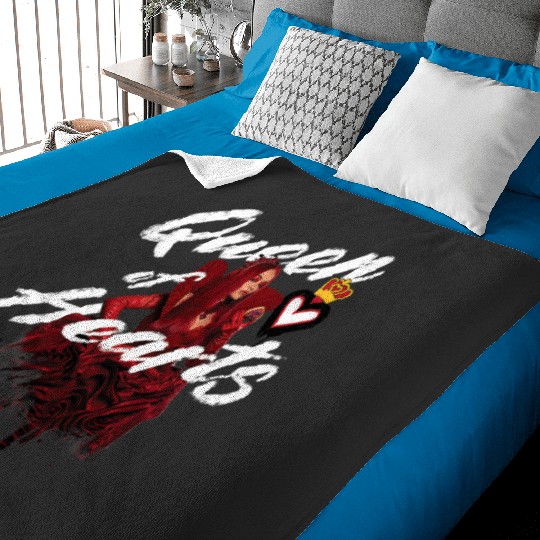 Disney Descendants The Rise Of Red Queen Of Hearts Retro Baby Blankets