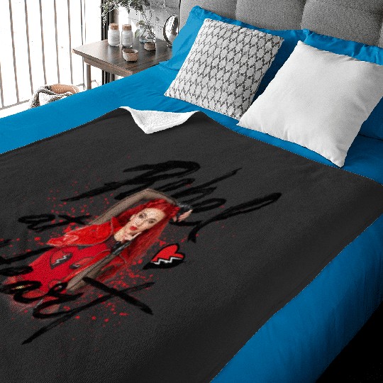 Disney Descendants 4 The Rise of Red Rebel at Heart Baby Blankets