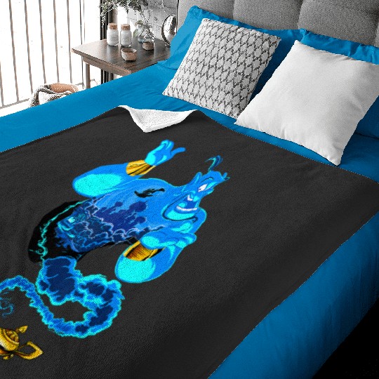 Disney Aladdin Genie Portrait Agrabah Fill Tank Top Baby Blankets
